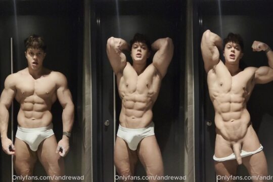 Showing off my big strong muscles after a workout – Andrewad video thumbnail