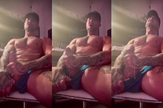 Stroking my cock and making myself cum hard – Kameron Michaels (kameronmichaels) video thumbnail
