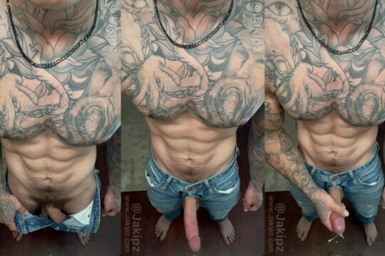 Stroking my big cock in jeans while talking dirty – Jake Andrich (Jakipz) video thumbnail