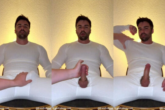 Receiving a handjob in a onesie – JordanxBrandt video thumbnail